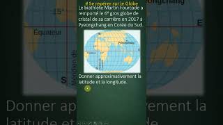 Se repérer sur le Globe Terrestre brevet maths mathematiques [upl. by Jaquenetta]