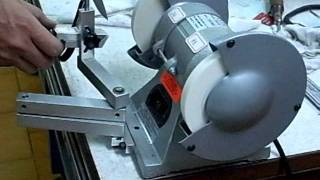 大千針車 Tsieh LI Machine ESS100 磨剪刀機 Scissors Grinding Machine [upl. by Zetnwahs]