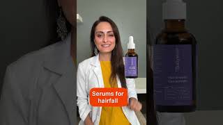 Hairfall control serums  dermatologist recommends notsponsored [upl. by Anne-Marie581]