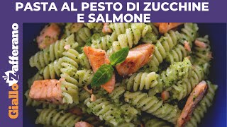 PASTA AL PESTO DI ZUCCHINE E SALMONE  Cremosa e delicata [upl. by Nonnag]