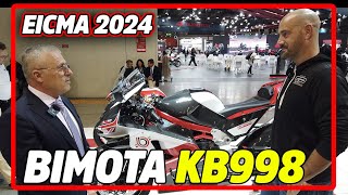 Bimota KB998 larma tricolore con motore Kawasaki [upl. by Chainey]