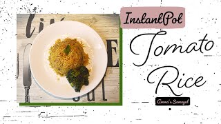 InstantPot Tomato Rice  தக்காளி சாதம்  Basmati Tomato Rice  தக்காளி பிரிஞ்சி சாதம்  Tomato Rice [upl. by Neik707]