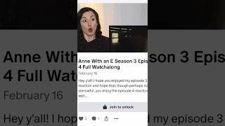 On Patreon now Anne With an E Season 3 Episode 4 and 5 soon YT edit otw reaction awae [upl. by Senga]