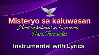 Misteryo sa kaluwasan  Nars Fernandez awit sa kalawat sa kwaresma Instrumental with Lyrics [upl. by Kazimir]