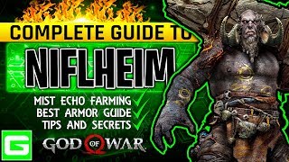 God of War Complete Guide to Niflheim  How to Get the Best Armor amp Fully Upgrade It  GOW 2018 [upl. by Chrissy644]