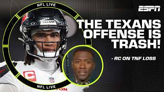 The Texans offense is TRASH 🗑️  Ryan Clark points out issues in loss to Jets  NFL Live [upl. by Raimundo]