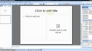 How to Create a Simple Student PowerPoint Presentation [upl. by Nilhtac]