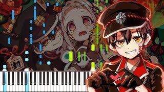 Jibaku Shounen Hanakokun OP  No7 Piano Tutorial  Synthesia [upl. by Vikky]