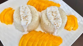 STICKY RICE MANGO RICE COOKER  So easy to make [upl. by Mela]