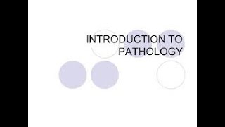 Introduction to pathology and cell injury 1 [upl. by Swirsky]