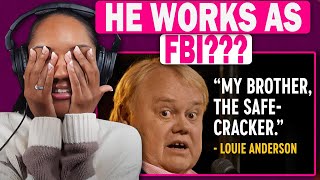 FIRST TIME REACTING TO  Louie Anderson  A Visit from the FBI  This Is Not Happening [upl. by Dlonra]