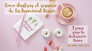 🌺Como hacer un Devocional Creativo 🎨7 pasos para la Aceleración Divina [upl. by Nnednarb]