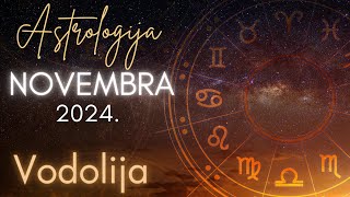 VODOLIJA  Astrologija Novembra 2024 [upl. by Bron]