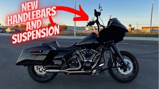 Road Glide Performance Bagger build New LA Choppers Handlebars and Suspension [upl. by Oeflein]