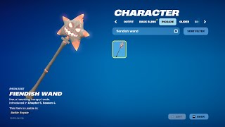 Fortnite Fiendish wand pickaxe gameplay [upl. by Davey]