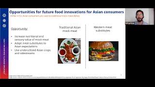 quotExtrusion Texturization and Plant Protein Functionalityquot seminar feat Dr Raffael Osen SIFBI [upl. by Redman683]