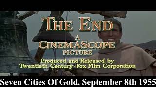 20th Century Fox Cinemascope Outros Of The 1950s 1953  1960 Part 1 1953  1957 [upl. by Itch425]