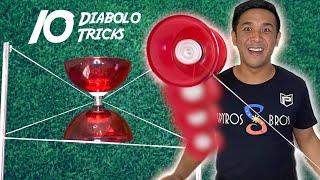 Learn 10 Diabolo Tricks in 5 Minutes Beginners  Diabolo Tutorial 1 [upl. by Lanford90]