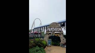 POV Of Pantheon’s Spike And Lauch buschgardenswilliamsburg themepark rollercoaster fyp pantheon [upl. by Abihsat963]