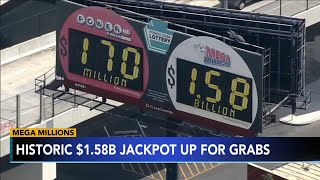 Mega Millions winning numbers drawn for 158 billion jackpot Tuesday [upl. by Orford286]