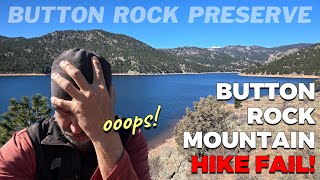 Button Rock Mountain Hike Gone Wrong Ended Up at Ralph Price Reservoir Button Rock Preserve [upl. by Ylatfen305]