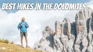 5 BEST HIKES IN THE ITALIAN DOLOMITES 🇮🇹  Travel Italy 2022 [upl. by Eliason]