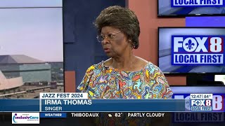 Irma Thomas hints at possible appearance during Rolling Stones set at Jazz Fest [upl. by Arikahs]