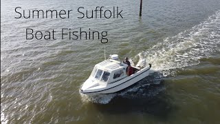 Summer daytime boat fishing in Harwich Harbour  weather testing the boat [upl. by Notgnirra578]