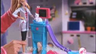 2010 º Barbie I Can Be Kitty Care Vet Doll commercial HQ [upl. by Ydolem831]