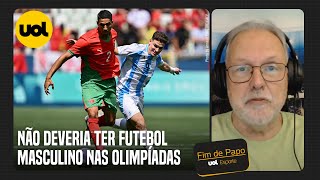 OLIMPÍADAS NÃO DEVERIA TER FUTEBOL MASCULINO DISPARA RMP SOBRE ARGENTINA X MARROCOS [upl. by Anitnas]