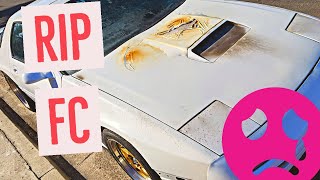 RX7 Engine Fire  400hp FC3s is toast [upl. by Burford]