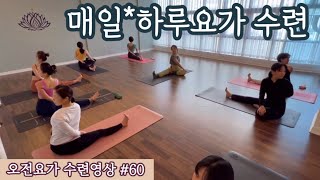 엔젤요가 오전요가 수업영상 60  매일하루 요가 수련 [upl. by Karel]