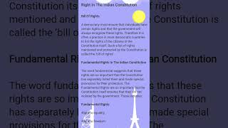 Class 11 Political Science Chapter 2 Right In The Indian Constitution importantnotes [upl. by Georas449]