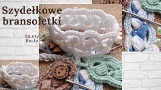 Jak zrobić bransoletkę na szydełku szydełkowabizuteria crochetbracelet bransoletkazwloczki [upl. by Namie]