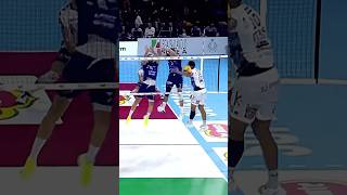 The luckiest volleyball moment 😁🍀 epicvolleyball volleyballworld volleyball [upl. by Snashall]