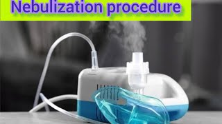 Nebulization procedure  what is nebulizer  A nursing procedure [upl. by Frame]