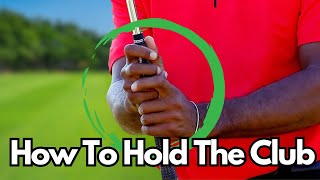 The EASIEST Way to Hold The Golf Club EXPLAINED [upl. by Cyprio542]