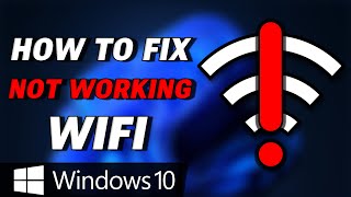 🛠️ How To Fix Wifi Not Working On Windows 10  Fix All WiFi Issues [upl. by Feledy667]