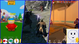 Jugando ROBLOX DRAGON DOGMA DARK ARISEN y VALORANT [upl. by Attelra152]