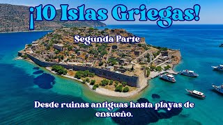 10 ISLAS GRIEGAS imperdibles en el Mediterráneo Segunda Parte [upl. by Bogusz166]