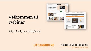 5 tips til valg av videregående [upl. by Etteroma]