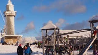 Großer Feldberg mit Schnee am 05 Januar 2017  Rundgang und Fotos [upl. by Damalus495]