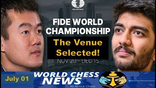 Fide Announces Venue For World Chess Championship Faustino Oro Makes New History WCN 01 July 2024 [upl. by Sholom]