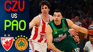 Crvena Zvezda  Panathinaikos AKTOR  UNCUT Clutch Highlights [upl. by Ranite]