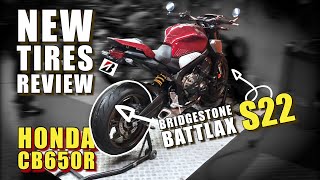 Bridgestone S22 Review on a Honda CB650R  FEELS LIKE A DIFFERENT BIKE [upl. by Annawot]