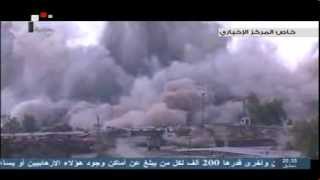 Syria Tv  الجيش العربي السوري ينفذ عملية واسعة في حي برزة لتنظيفه من الإرهابيين 11  11  2013 [upl. by Karlens]