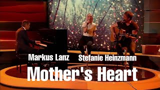 Markus Lanz mit Stefanie Heinzmann Mothers Heart Live Unplugged 1842019 [upl. by Albright141]