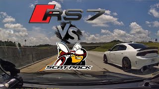 Audi RS7 Vs Scat Pack Charger [upl. by Lukin]