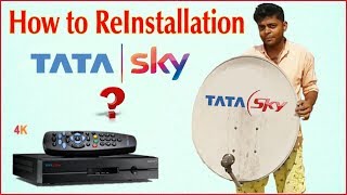 How to ReInstallation Tata sky [upl. by Anilag]