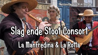 Slag ende Stoot Consort  La Manfredina amp La Rotta [upl. by Yeslek819]